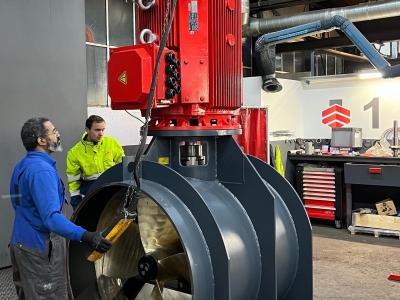 Kalkman Bèta 612E (tunnel boegschroef 450kW)